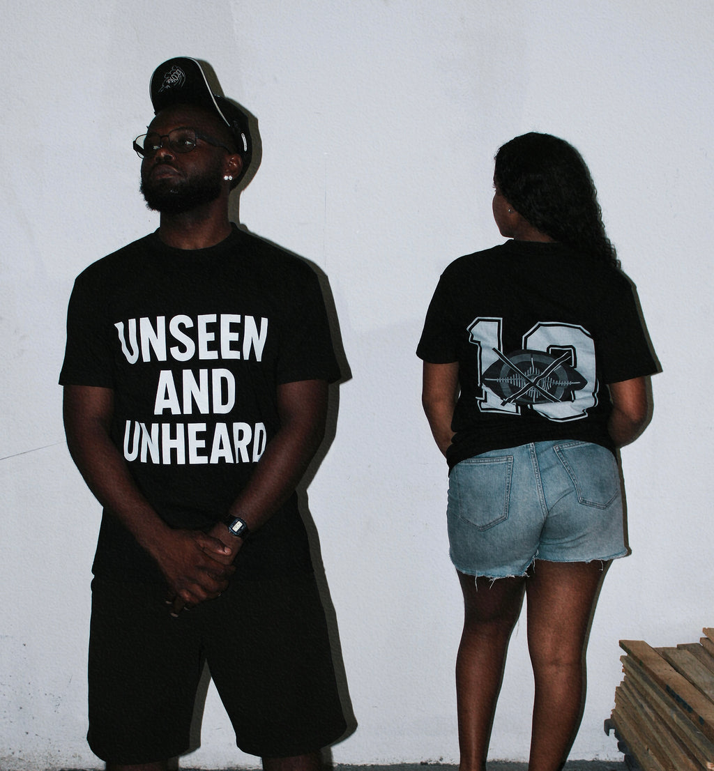 UNSEEN AND UNHEARD OVERSIZED TEES.